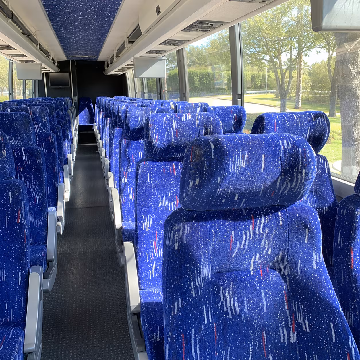 westminster charter bus services interior